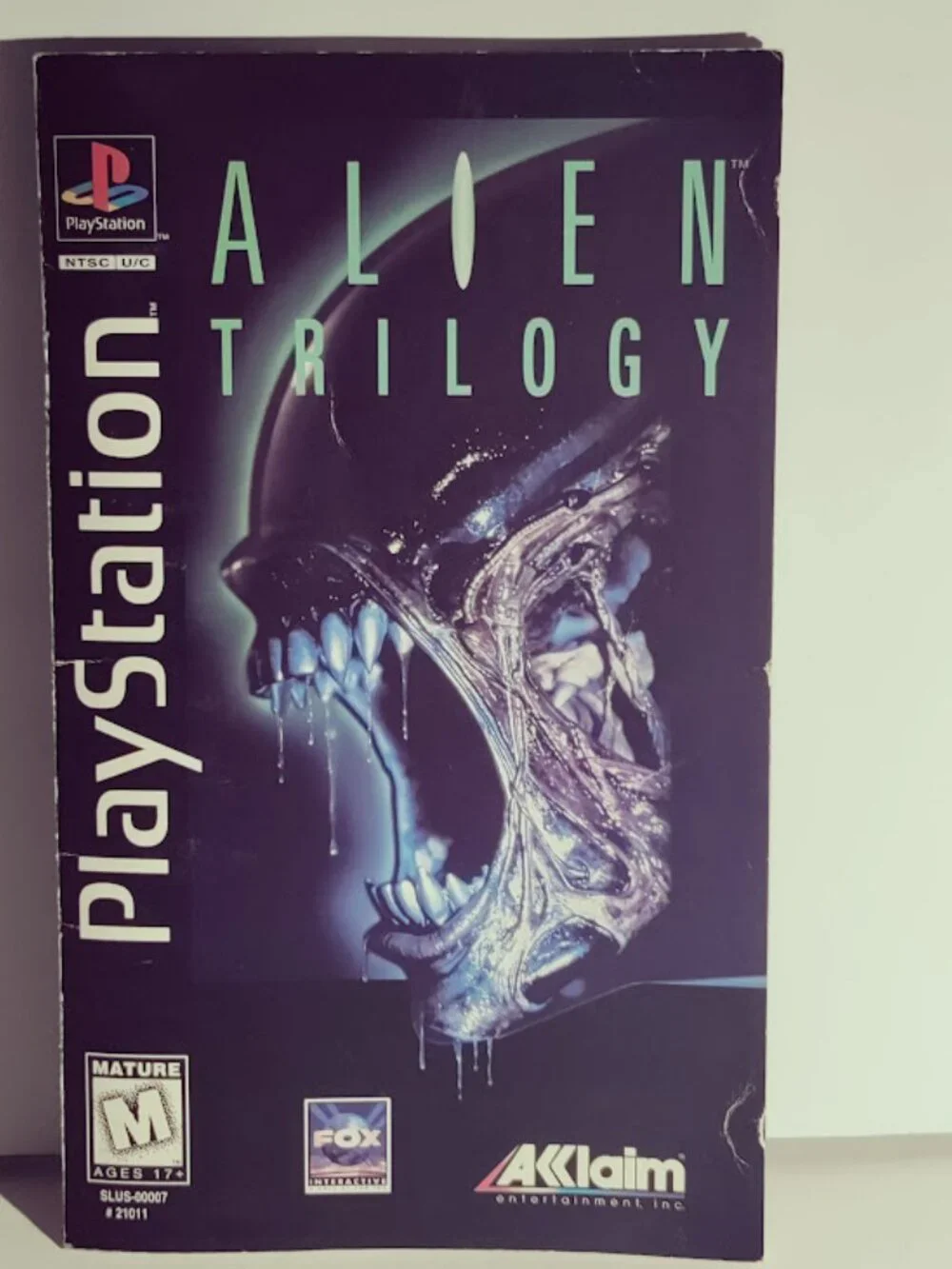 Alien Trilogy PS1 PlayStation 1 Complete CIB Black Label Acclaim